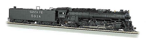 Bachmann - 2-10-4 Santa Fe w/DCC - Santa Fe #5018 (1940s-50s