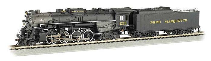 Bachmann - 2-8-4 Berkshire w/Sound & DCC - Pere Marquette #1225