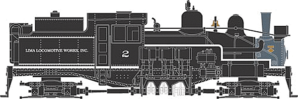 Atlas - 2-Truck Shay - Standard DC - Master(TM) - Lima Locomotive