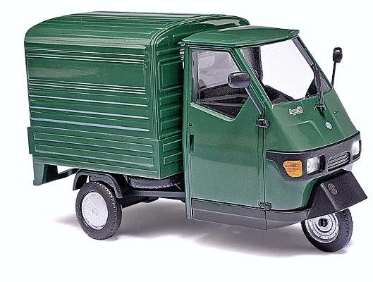 Busch 2006 Piaggio Ape 50 3-Wheel Pickup Truck Assembled