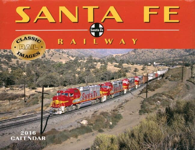 Heimburger 2016 Calendar Tidemark Press Santa Fe Railway 30307