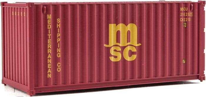 Walthers - 20' Corrugated Container - Assembled - Mediterranean