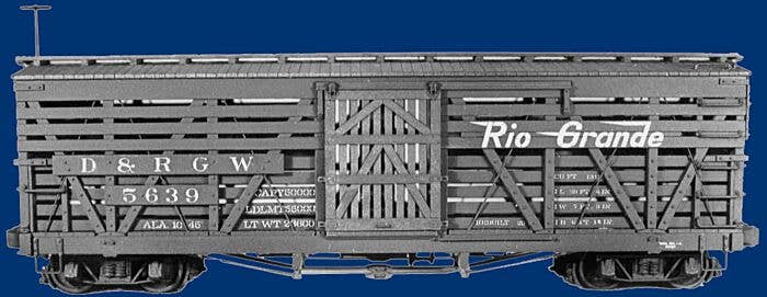鉄道模型 Rail Line HOn3 D&RGW STOCK CAR KIT RAIL LINE HOn3 D&RGW