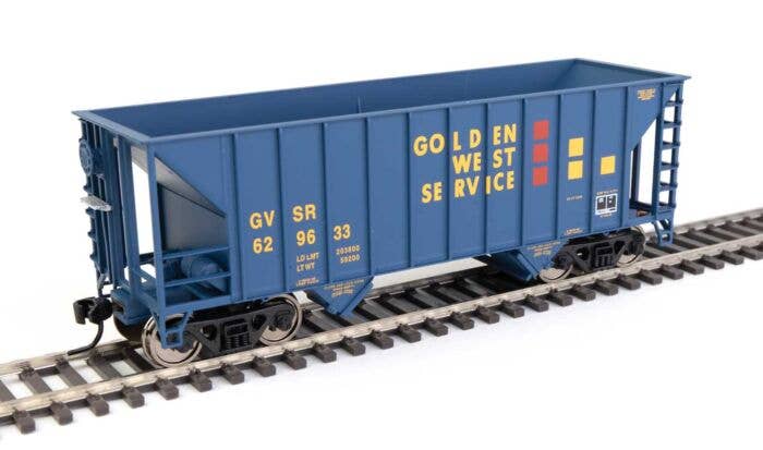 Lot De 2 Wagons Couverts HO Walthers 910-7953 - Trémie 2 Trémies 37 Pieds - État Parfait