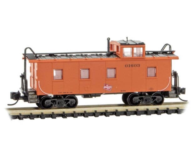 MicroTrain 36' RivetedSteel Cupola Caboose Ready to Run