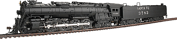 Bachmann - 4-8-4 Northern w/DCC - Santa Fe #3783 (1940s-50s Scheme