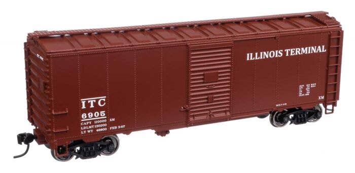 40' Association of American Railroads 1944 Boxcar - Ready to Run -- Illinois Terminal #6905