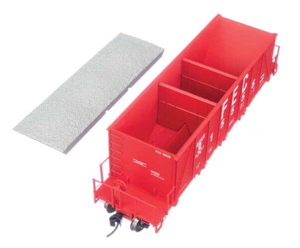 Walthers - 40' Ortner 100-Ton Open Aggregate Hopper - Ready to Run Walthers - 40' Ortner 100-Ton Open Aggregate Hopper - Ready to Run