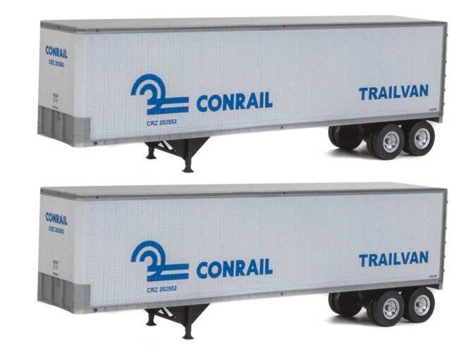 Walthers 40' Trailmobile Trailer 2Pack Assembled Conrail 9492504