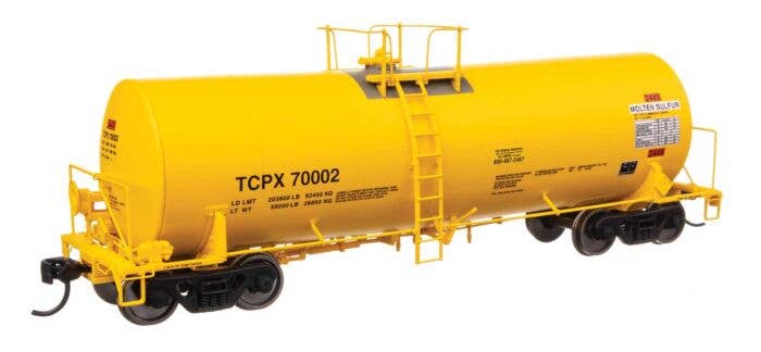 Walthers - 40' Trinity 14,000-Gallon Molten Sulfur Tank Car