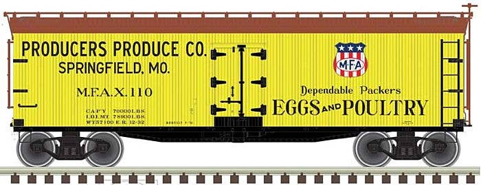Atlas 40' Wood Reefer Ready to Run Master(R) Producers