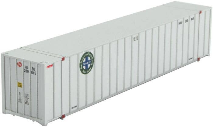 MicroTrain - 48' Rib-Side Container - Assembled - Burlington Northern ...