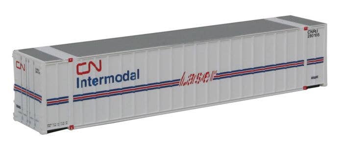 Contenitore In Scala Walthers SceneMaster 949-8470 - 48' A Coste, EMP, Da Assemblare (bianco/giallo/blu)