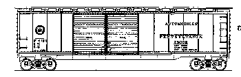 Intermount - 50' AAR Standard Double-Door Boxcar - Pennsylvania ...