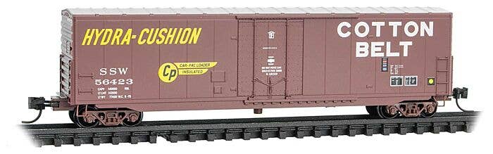 MicroTrain - 50' Boxcar with 8' Plug Door, No Roofwalk, Short Ladders ...