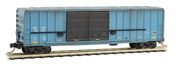 MicroTrain - 50' Rib-Side Double-Door Boxcar No Roofwalk - Ready