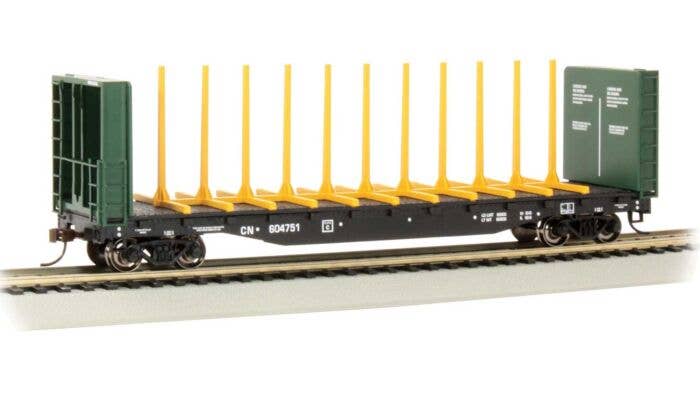 Bachmann 52' Centerbeam Bulkhead Flatcar BNSF #612084 BAC12905 - Bachmann - Flat Car - H0 Güterwagen - Spur H0 - Modellbahnen