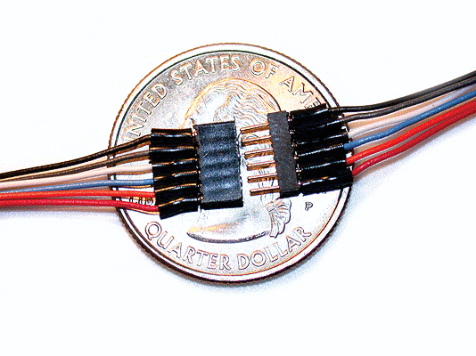 TCS - 6-Pin 2 x 3 Array Mini Connector Set (1 Male, 1 Female) - .165 x ...