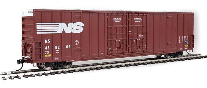 Walthers - 60' High-Cube Plate F Boxcar - Ready to Run - Norfolk