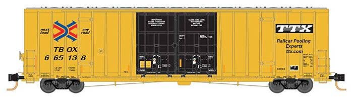 MicroTrain - 60' Rib-Side, Double-Plug-Door High-Cube Boxcar 3