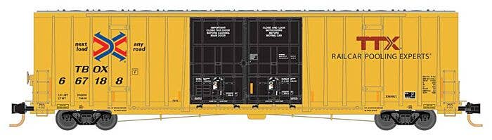 MicroTrain - 60' Rib-Side, Double-Plug-Door High-Cube Boxcar 3