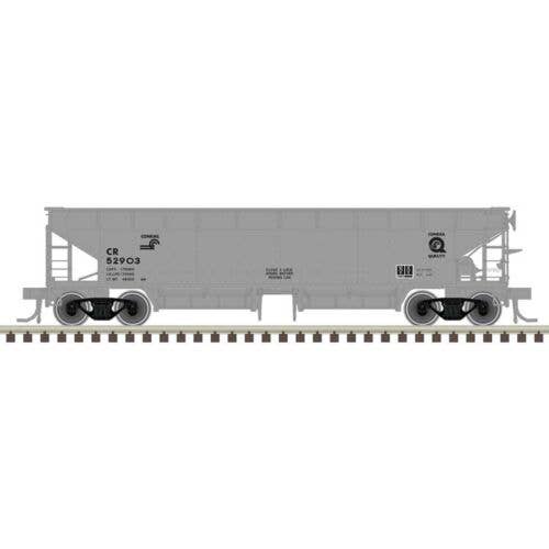 Atlas 70Ton Hart Ballast Car Ready to Run Master(R) Conrail 52903 (gray, black) 150
