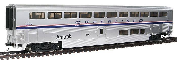 最終大特価❗️Amtrak ✨️ バックマン等✨️動力2両、客車2＋1両 Walthers - 85' Bombardier Superliner II Coach - Lighted - Ready to