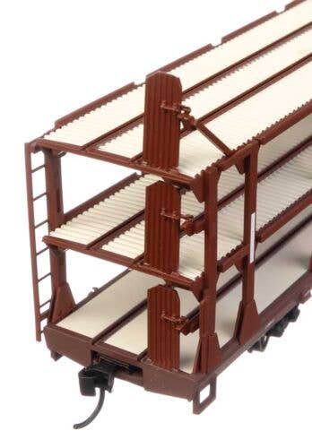 Walthers - 89' Flatcar w/Tri-Level Open Auto Rack - Ready to Run