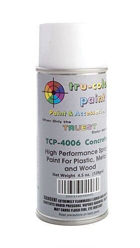 Tru Color Aerosol Spray Paint 4 5oz 135ml Can Matte Concrete 709 4006