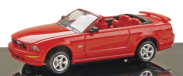 Ricko American Automobile 2005 Ford Mustang GT Convertible Red