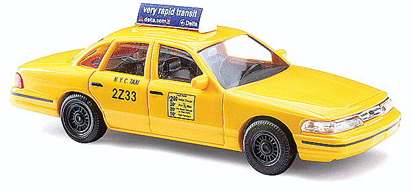 Busch - American Taxi 1997 Ford Crown Victoria 4-Door Sedan - New
