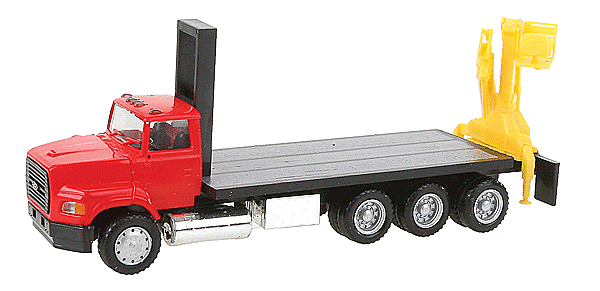 American Trucks - Mack 603 -- 3-Axle Flatbed w/Crane