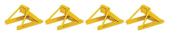 Assembled Track Bumper pkg(4) -- Yellow