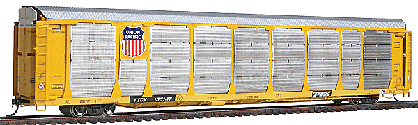 Intermount - Bi-Level Auto Rack - Ready to Run - Union Pacific (Yellow ...