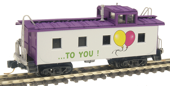 MicroTrain - Caboose - Happy Birthday - 489-10000270