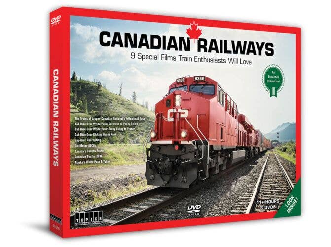 Topics Ent Canadian Railways DVD 8 Disc Set 13160888
