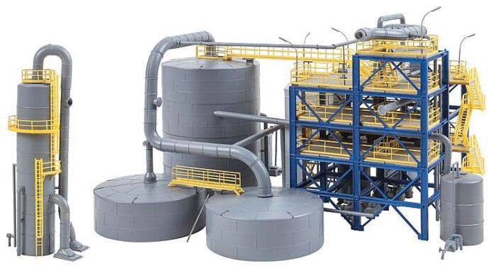 Faller - Chemical Plant - Kit - 12-3/16 x 11-7/16 x 9-1/16