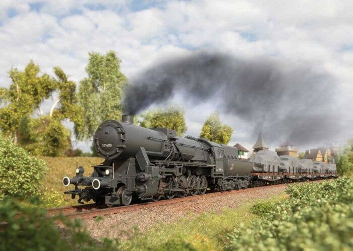 Trix - Class 52 2-10-0 with Tub Tender - Sound and DCC - German