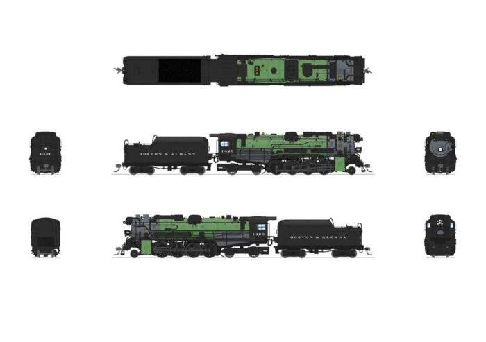 BLI - Class A1b Lima 2-8-4 Berkshire - Sound and DCC - Paragon4
