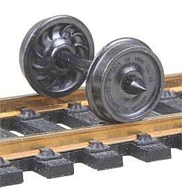 Code 110 (.110") 36" Ribbed-Back RP-25 Wheelsets -- pkg(12)