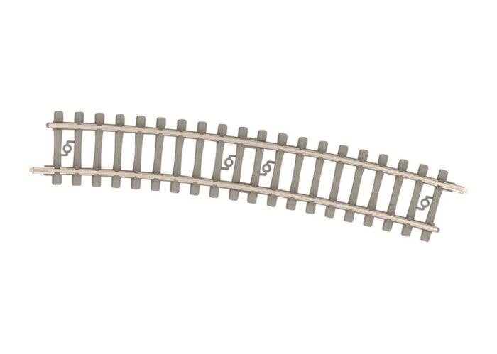 Trix - Code 60 Curved Track Section - Nickel Silver Rail, Concrete Ties ...