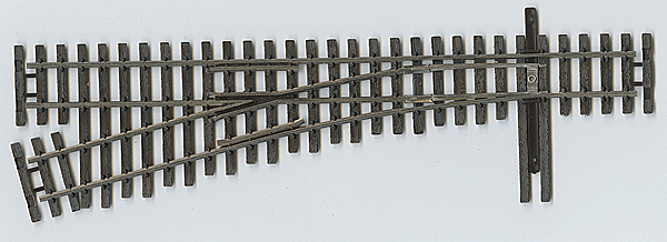 Shinohara - Code 70 Nickel Silver #4 Turnout - Left Hand - 669-401