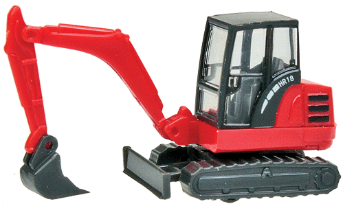 Wiking - Construction - Mini-Bagger HR18 (red) - 781-94604