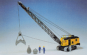 Kibri - Construction Equipment - Menck Crawler Crane w/Clamshell