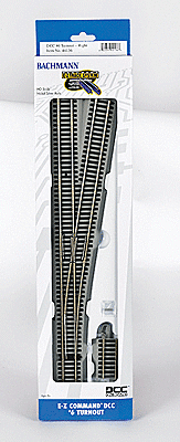 Bachmann - Decoder-Equipped Nickel-Silver Turnout - E-Z Track(R
