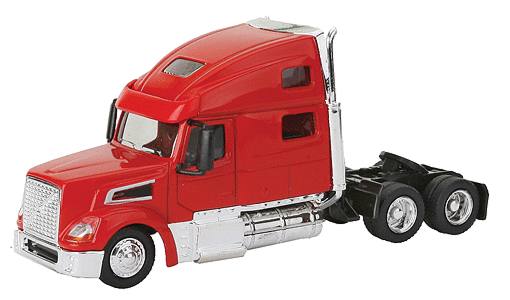 Model Pwr - Diecast Truck - Volvo VT880 - Red, All Trucks Include