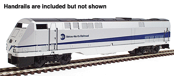 Athearn - Diesel AMD-103 P40 Dummy - Metro North No Road # - 140-3682