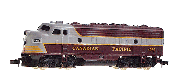 Locomotives - scala N - MINITRIX EMD F7(A) Cat. 2947 - Penn Central 510