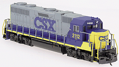Atlas - Diesel EMD GP38 w/Low Hood - Powered, No Decoder - CSX