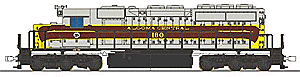 KATO EMD SD40 37-6321 Algoma Central　㉜ Kato 37-6321 HO EMD SD40 Algoma Central AC #180 | #511492640